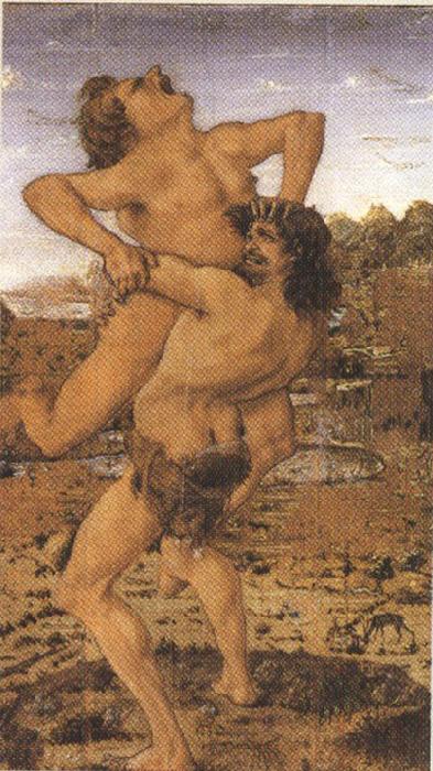 Sandro Botticelli Antonio del Pollaiolo Hercules and Antaeus (mk36) oil painting image